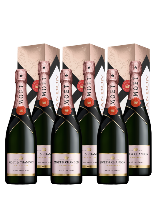 Moët & Chandon Rosé Impérial - 6 x 75 cl