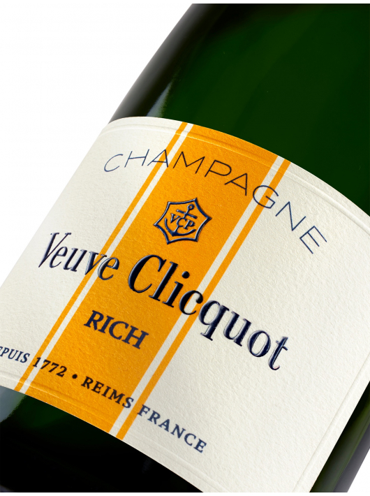 Veuve Clicquot Set 2 Glasses & Rich brut ice - 75 cl