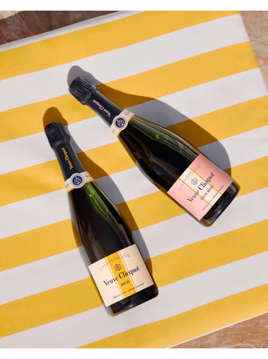 Veuve Clicquot Set 2 TRITAN Glasses Rich rosé & Brut ice - 2 x 75 cl