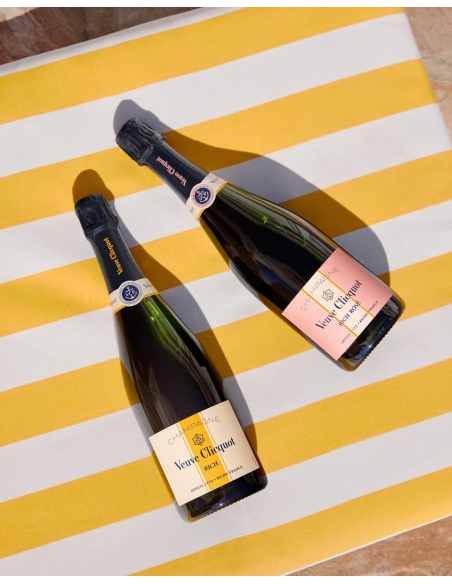 Veuve Clicquot Set 2 TRITAN Glasses Rich rosé & Brut ice - 2 x 75 cl
