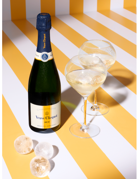 Veuve Clicquot Set 2 TRITAN Glasses Rich rosé & Brut ice - 2 x 75 cl