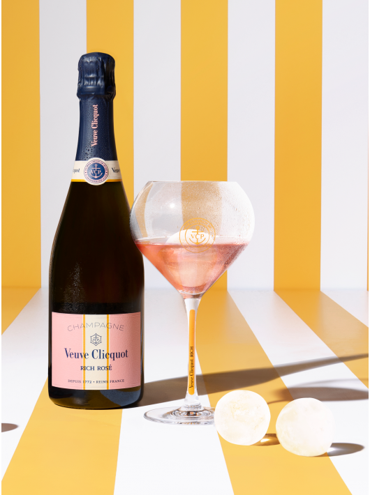 Veuve Clicquot Set 2 TRITAN Glasses Rich rosé & Brut ice - 2 x 75 cl