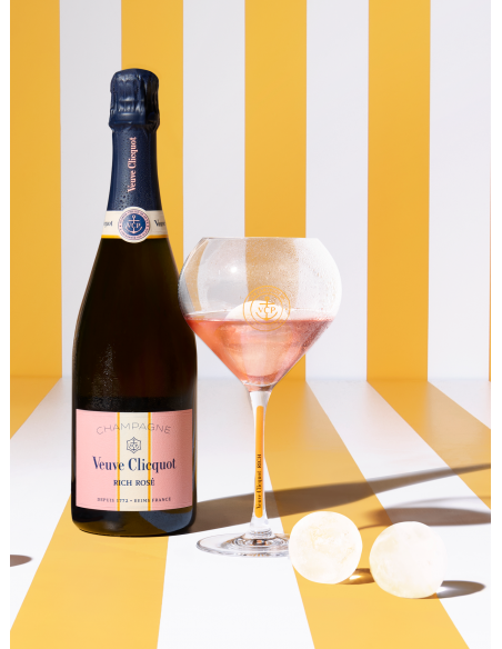 Veuve Clicquot Set 2 TRITAN Glasses Rich rosé & Brut ice - 2 x 75 cl