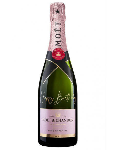 Moët & Chandon "Happy birthday" Limited Edition Rosé Impérial - 75 cl