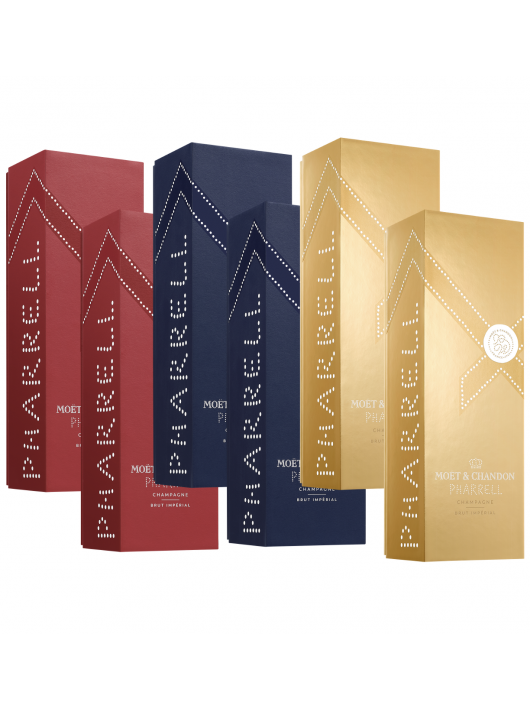 Moët & Chandon X PHARRELL WILLIAMS 6 GIFTBOX - 6 x 75 cl