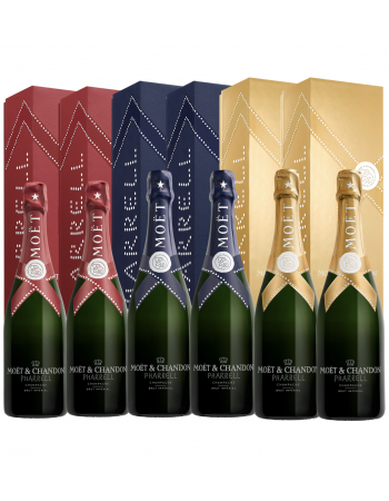 Moët & Chandon X PHARRELL WILLIAMS 6 GIFTBOX - 6 x 75 cl