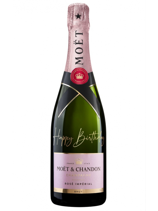 Moët & Chandon DUO "Happy Birthday" rosé & brut - 2 x 75 cl
