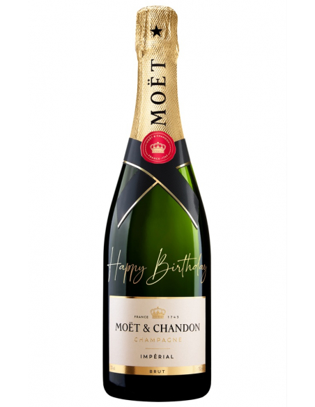 Moët & Chandon DUO "Happy Birthday" rosé & brut - 2 x 75 cl