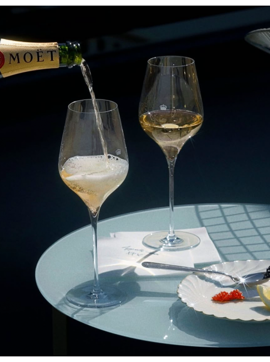 Moët & Chandon Set 2 Verres & 2 Coffrets brut Impérial - 2 x 75 cl
