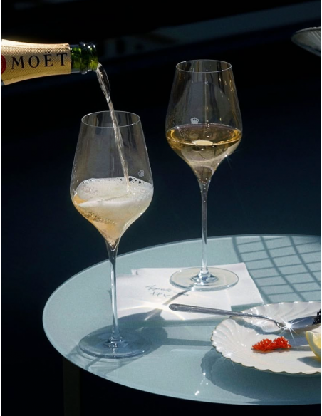 Moët & Chandon Set 2 Glasses & 2 Giftbox brut Impérial - 2 x 75 cl