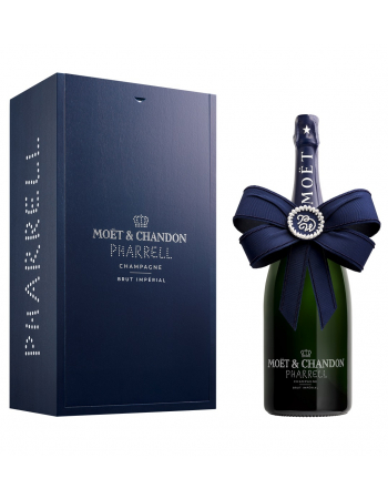 Moët & Chandon X PHARRELL WILLIAMS Magnum Brut Wooden Box - 150 cl