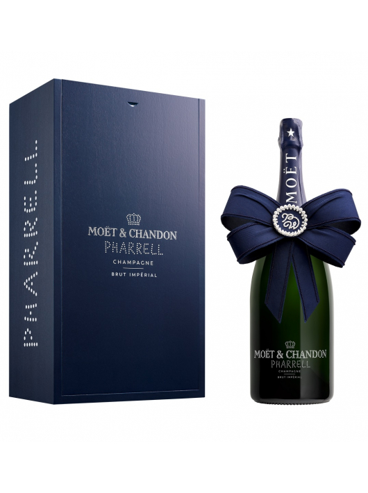 Moët & Chandon X PHARRELL WILLIAMS Magnum Brut Wooden Box - 150 cl
