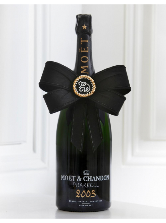 Moët & Chandon X PHARRELL WILLIAMS Grand Vintage 2003 Magnum Wooden Box - 150 cl