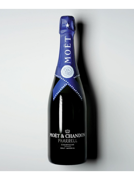 Moët & Chandon X PHARRELL WILLIAMS "MIDNIGHT BLUE" Giftbox Brut Impérial - 75 cl