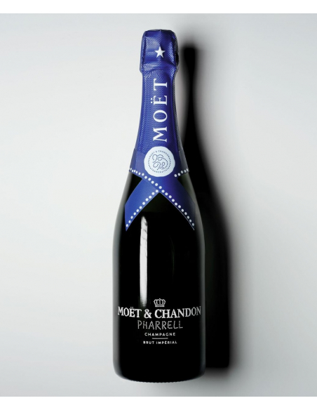 Moët & Chandon X PHARRELL WILLIAMS "MIDNIGHT BLUE" Giftbox Brut Impérial - 75 cl