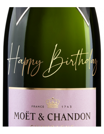 Moët & Chandon "Happy birthday" Limited Edition Rosé Impérial - 75 cl 2