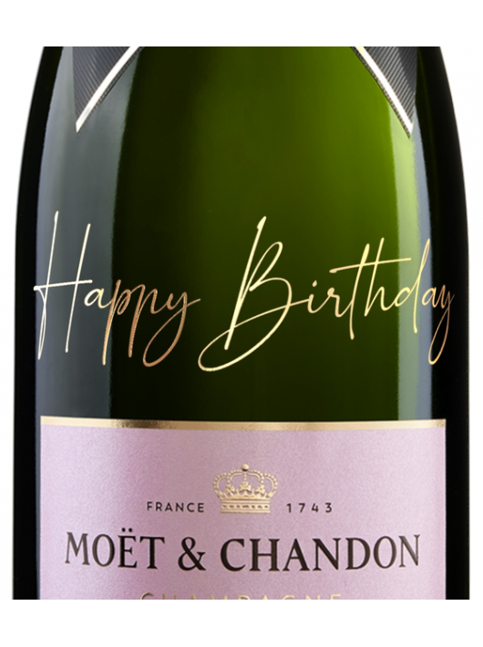 Moët & Chandon "Happy birthday" Limited Edition Rosé Impérial - 75 cl