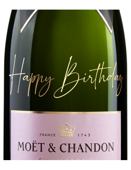 Moët & Chandon "Happy birthday" Limited Edition Rosé Impérial - 75 cl