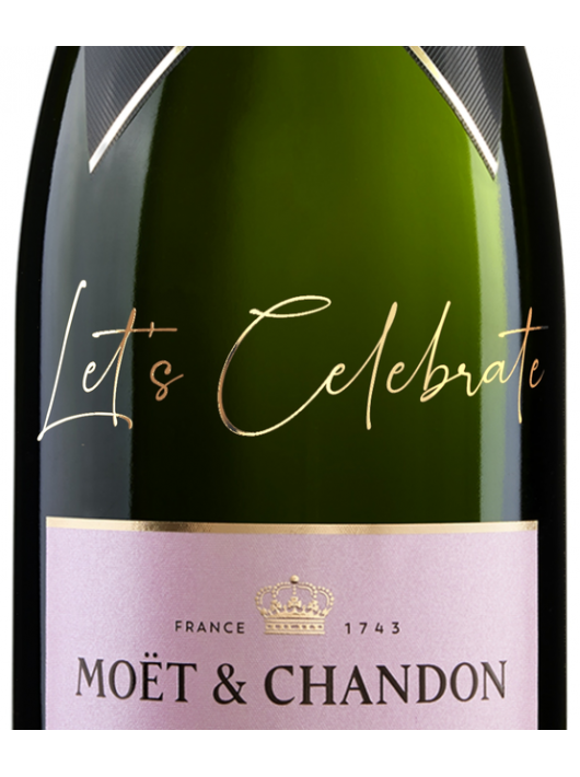 Moët & Chandon "Let's Celebrate" Limited Edition Rosé Impérial - 75 cl