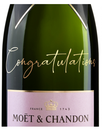 Moët & Chandon "Congratulations" Limited Edition Rosé Impérial - 75 cl 2