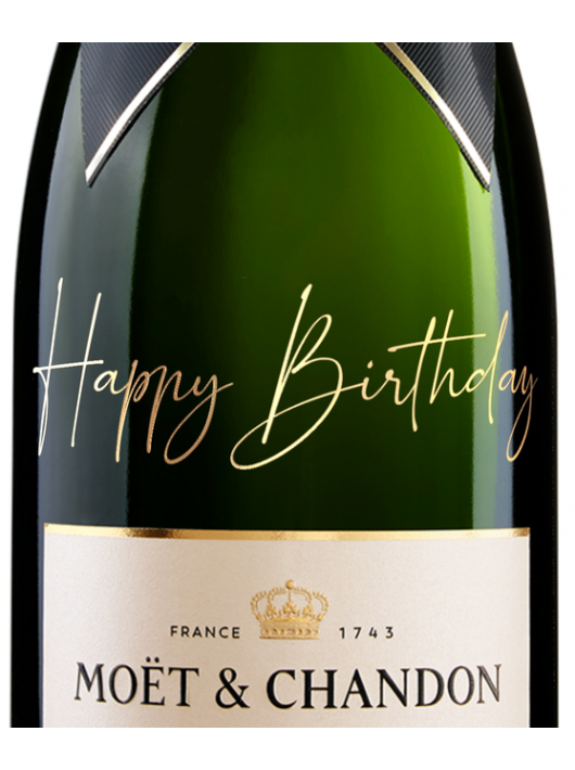Moët & Chandon "Happy Birthday" brut Impérial Limited Edition - 75 cl