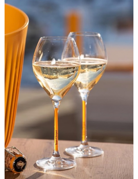 Veuve Clicquot Set 2 Verres & 1 Carte Jaune Brut - 75 cl