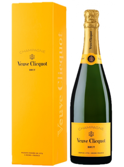 Veuve Clicquot Set 2 Gläser & 1 Carte Jaune Brut - 75 cl