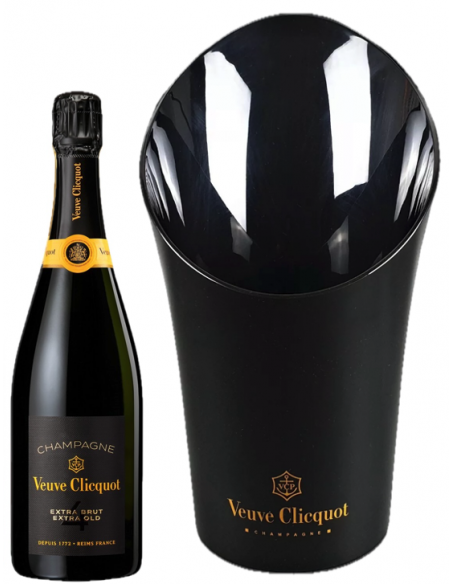 Veuve Clicquot Set Ice Bucket & 6 Extra Brut Old 4 - 6 x 75 cl