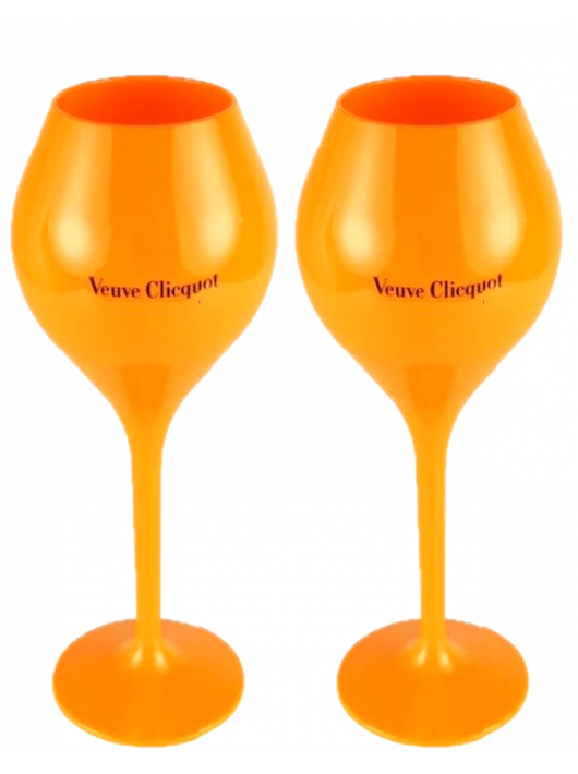 Veuve Clicquot Set 2 TRITAN Glasses & 6 Brut Yellow Card - 6 x 75 cl