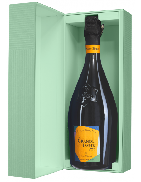 Veuve Clicquot Set 2 Glasses & La Grande Dame Brut BY Paola Paronetto Vintage 2015 - 75 cl