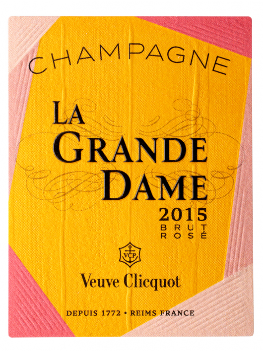 Veuve Clicquot Set 2 verres & La Grande Dame Rosé BY Paola Paronetto Vintage 2015 - 75 cl