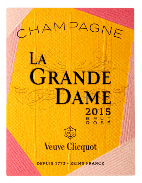 Veuve Clicquot Set 2 Glasses & La Grande Dame Rosé BY Paola Paronetto Vintage 2015 - 75 cl