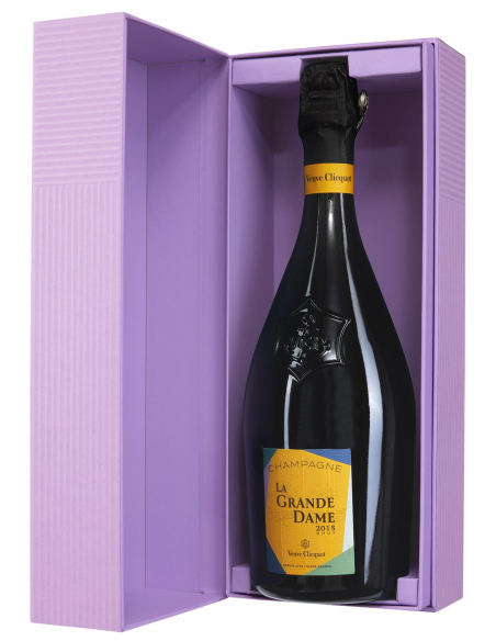 Veuve Clicquot Set 2 verres & La Grande Dame Brut BY Paola Paronetto Vintage 2015 - 75 cl