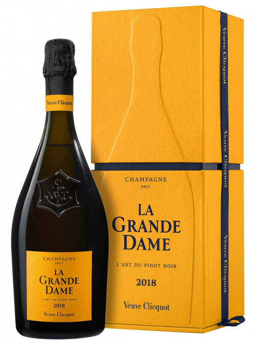 Veuve Clicquot Set 2 Gläser & La Grande Dame Brut Vintage 2018 - 75 cl