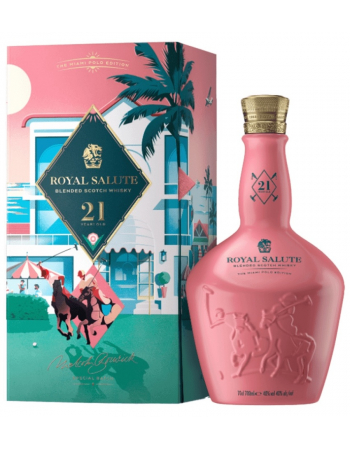 WHISKY ROYAL SALUTE 21 years MIAMI POLO EDITION - 40% - 70 CL