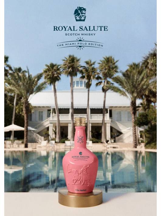 WHISKY ROYAL SALUTE 21 years MIAMI POLO EDITION - 40% - 70 CL