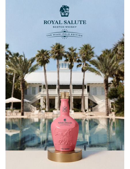 WHISKY ROYAL SALUTE 21 years MIAMI POLO EDITION - 40% - 70 CL