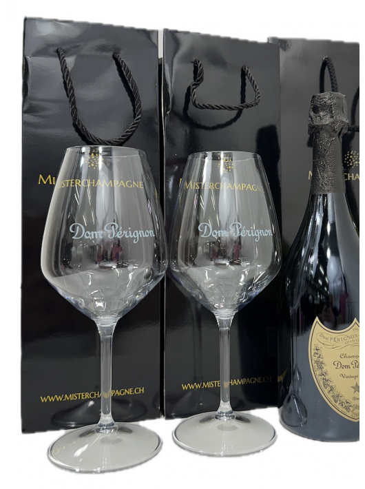 Dom Pérignon copy of 2 Unbreakable Glasses
