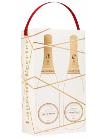 Laurent-Perrier La Cuvée Brut Duo Pack, Limited Edition Giftbox - 2 x 75 cl