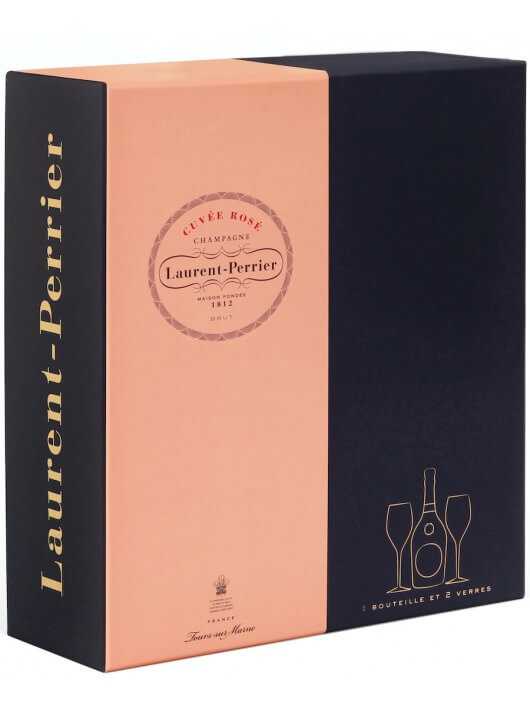 Laurent-Perrier Giftbox Cuvée rosé & 2 Gläser Limited Edition
