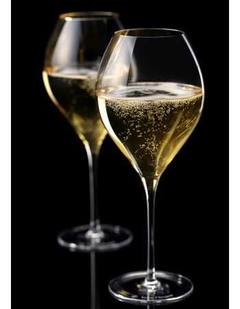 Veuve Clicquot 2 prestige glasses La Grande Dame