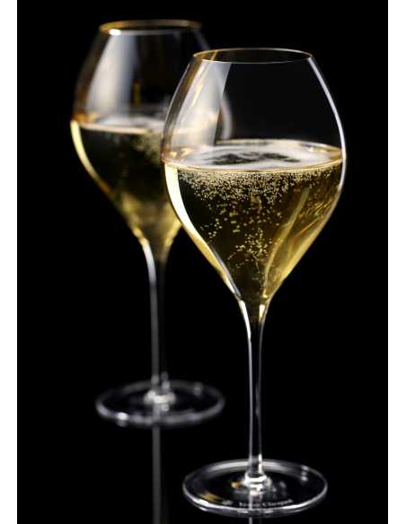 Veuve Clicquot 2 prestige glasses La Grande Dame