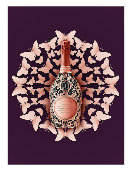 Laurent-Perrier Cuvée rosé Limited Edition "Papillon" - 75 cl