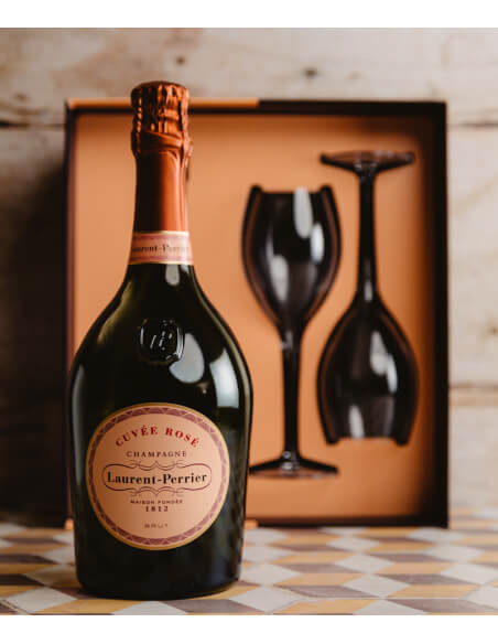 Laurent-Perrier Giftbox Cuvée rosé & 2 Gläser Limited Edition