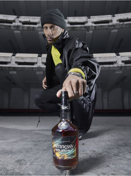 Cognac Hennessy VERY SPECIAL "LIL BEAST" LES TWINS LIMITED EDITION - 40% - 70 CL