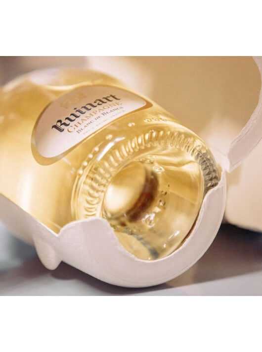 Ruinart Set 2 Verres neutres 41 cl & Blanc de Blancs second skin - 75 cl