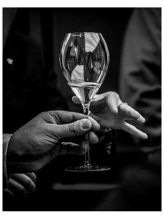 Ruinart Set 2 Neutrale Glasër 41 cl & Blanc de Blancs second skin - 75 cl