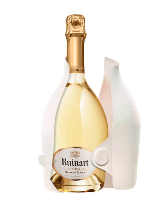 Ruinart Set 2 Verres neutres 41 cl & Blanc de Blancs second skin - 75 cl