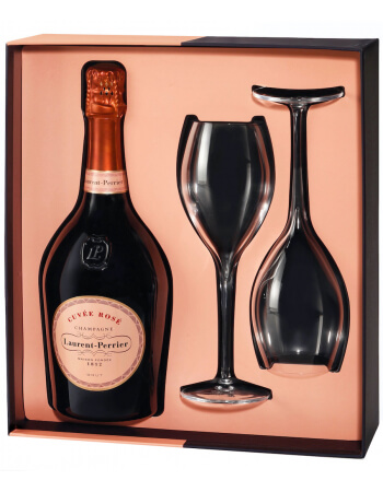 Laurent-Perrier Giftbox Cuvée rosé & 2 Gläser Limited Edition
