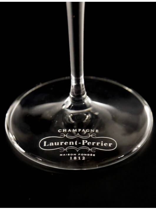 Laurent-Perrier 2 Prestige Glasses 30 cl with gauge